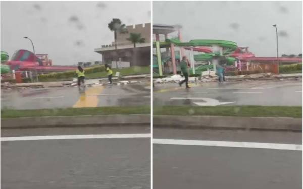 Rakaman video tular di lokasi kejadian.