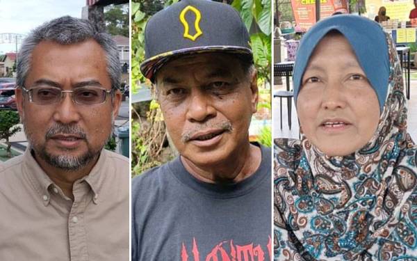 Dari kiri: Jasri, Ramli dan Saadiah