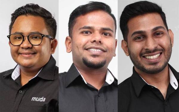 Gambar dari kiri: Fikri Musa, R Sangaran, Rasid Abu Bakar