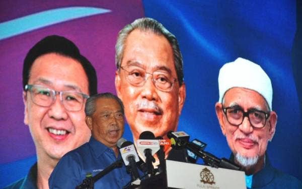 Muhyiddin ketika berucap pada Majlis Pengumuman Calon PN bagi Pilihan Raya Negeri (PRN) Johor di sini, pada Khamis