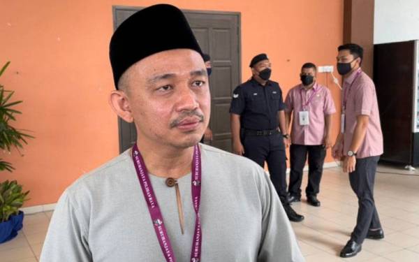 Maszlee ketika ditemui media selepas Pengumuman Penamaan Calon di Dewan Muafakat Dewan Muafakat, Majlis Daerah Simpang Renggam, pada Sabtu.