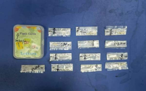 Antara dadah yang dirampas polis. - Foto ihsan PDRM