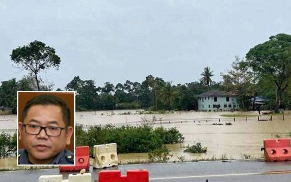 Jabatan Bomba Selangor turut menghantar bantuan dalam operasi menyelamat mangsa banjir di Terengganu pada Ahad. Gambar kecil: Norazam