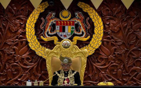 Al-Sultan Abdullah berkenan merasmikan istiadat pembukaan Mesyuarat Pertama Penggal Kelima Parlimen ke-14 pada Isnin.