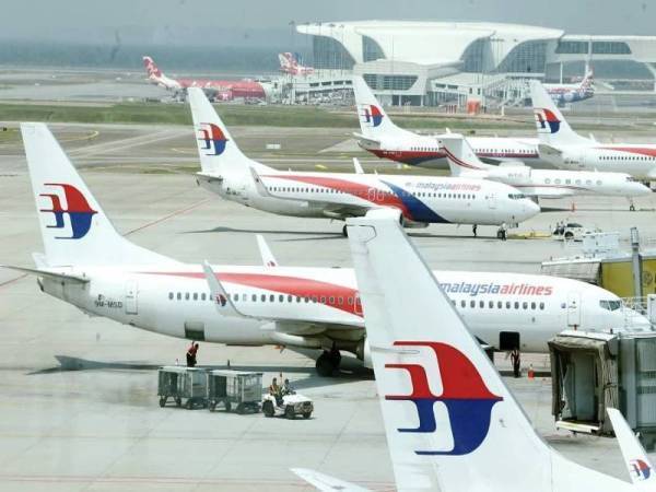 Penerbangan Malaysia Airlines. - Gambar hiasan