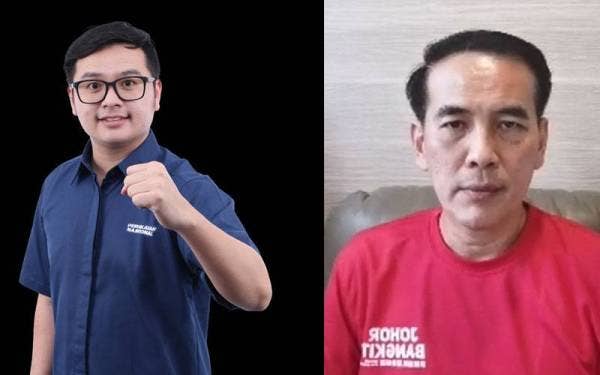 Gambar dari kiri: Wong Chan Giap, Chew Chong Sin