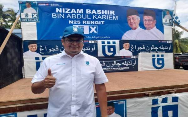 Nizam Bashir tetap bersemangat pada hari-hari terakhir berkempen PRN Johor.