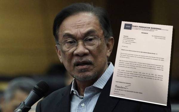 Surat kononnya PN bersetuju memberikan sokongan penuh kepada Anwar sebagai calon Perdana Menteri ke-10 yang tular di media sosial pada Khamis.
