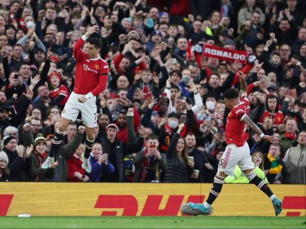 Ronaldo meraikan jaringannya golnya. - Foto Reuters