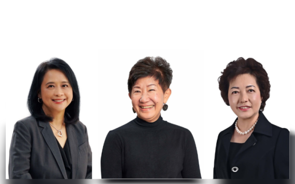 Gambar dari kiri: Chong Chye Neo, Khoo Gaik Bee, Foong Pik Yee. 