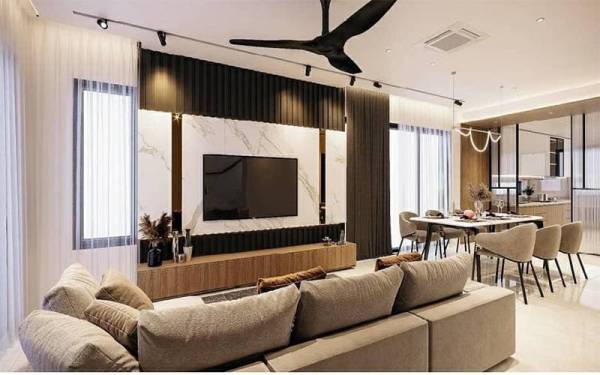 Ilustrasi reka bentuk dalaman sentuhan professional dengan konsep tersediri yang bakal menyerlahkan ciri-ciri unik dan menarik di Desa Arkosa.