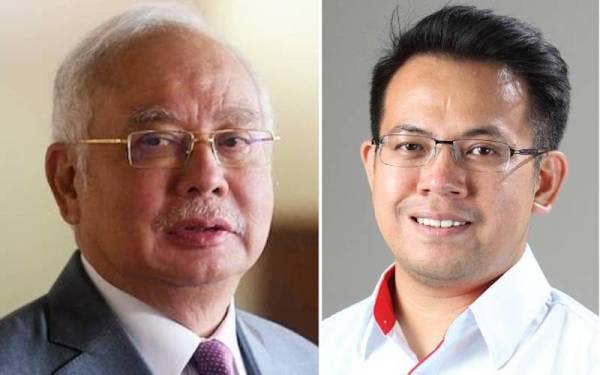 Najib (kiri), Steven Sim