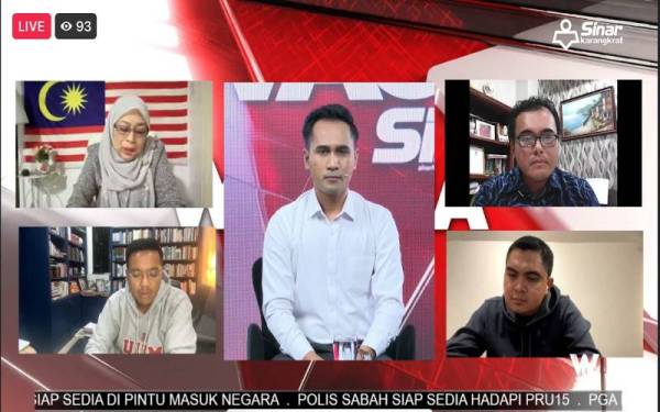 Wacana Sinar edisi ke-322 yang bertajuk 'Langgar MoU, PRU15 menanti' pada Jumaat.