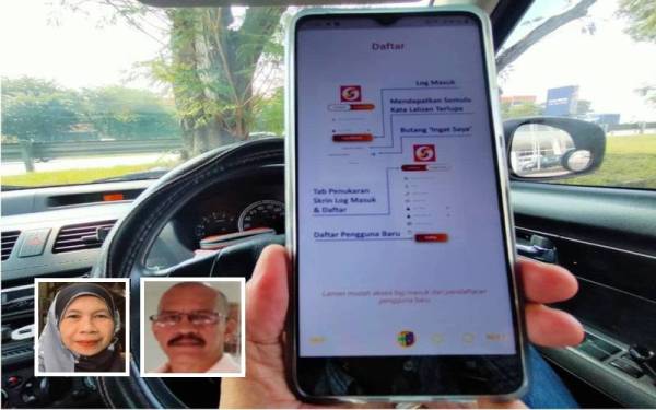 Pendaftaran boleh dilakukan dengan memuat turun aplikasi SSP di Google Playstore, Apple Appstore atau Huawei store. (Gambar kecil: Norizan, Rosli)