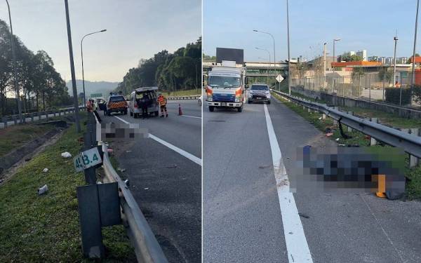 Sepasang suami isteri maut selepas dirempuh oleh sebuah SUV di Lebuh Raya Utara-Selatan pada Sabtu.