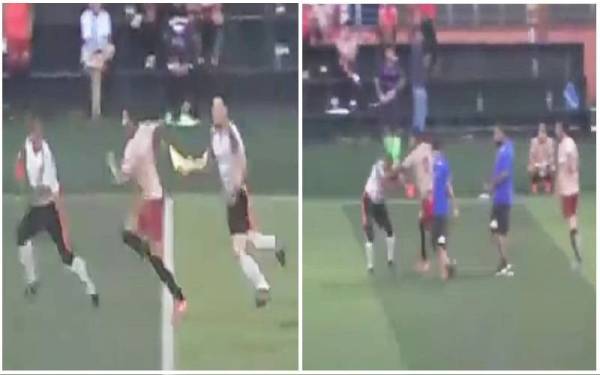 Insiden kekasaran yang berlaku di padang bola Kelab Sultan Sulaiman sebagaimana tular di media sosial pada Selasa.