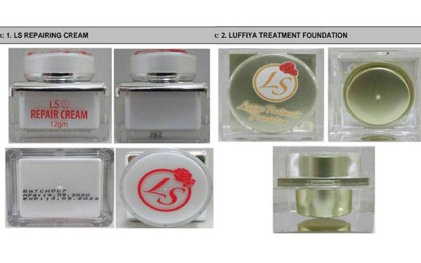 Dua produk yang dikesan NPRA, KKM mengandungi merkuri.