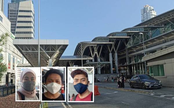 JB Sentral yang merupakan pintu keluar masuk ke Kompleks CIQ di Bangunan Sultan Iskandar kembali menjadi tumpuan pada hari pertama sempadan Malaysia- Singapura dibuka pada Jumaat. (Gambar kecil dari kiri: Suhartini, Abdul Rashid, Shahrizanormali)