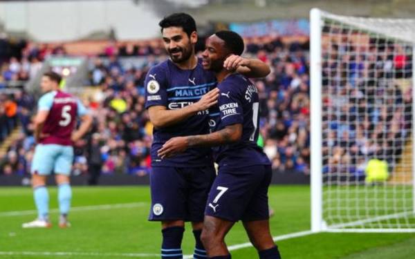 Gundogan meraikan jaringannya ketika membantu City tewaskan Burnley di Turf Moor awal pagi tadi