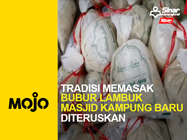 Tradisi memasak bubur lambuk Masjid Kampung Baru diteruskan