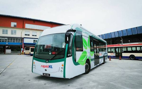 Rapid Bus melakukan percubaan penggunaan bas elektrik dalam operasi perkhidmatan kenderaan awam itu sehingga 13 Jun depan.