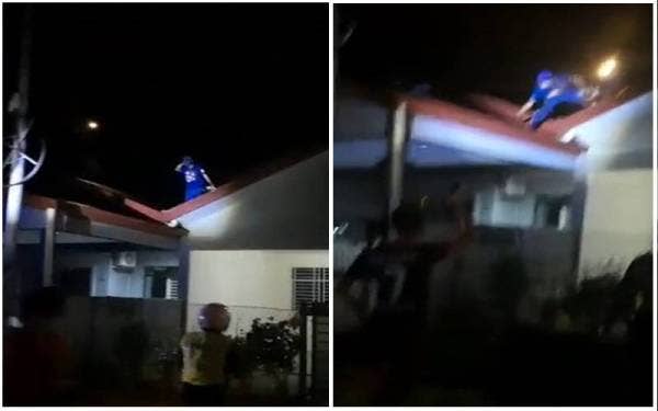 Suspek jatuh dari bumbung rumah dalam kejadian di Taman MDK 2, Keningau.