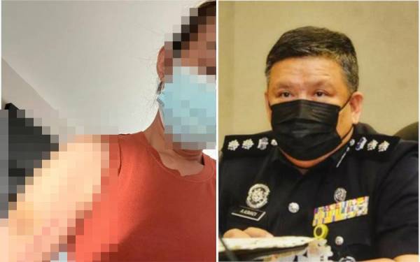 Polis terkesan mengenai gambar yang dimuat naik oleh seorang pemilik akaun Instagram mendakwa tiada tindakan dilakukan. Gambar kanan: A Asmadi