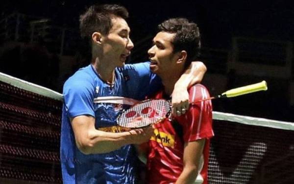 Iskandar Zulkarnain (kanan) seringkali mendapat kata-kata nasihat daripada Chong Wei ketika mereka bergelar pemain negara.