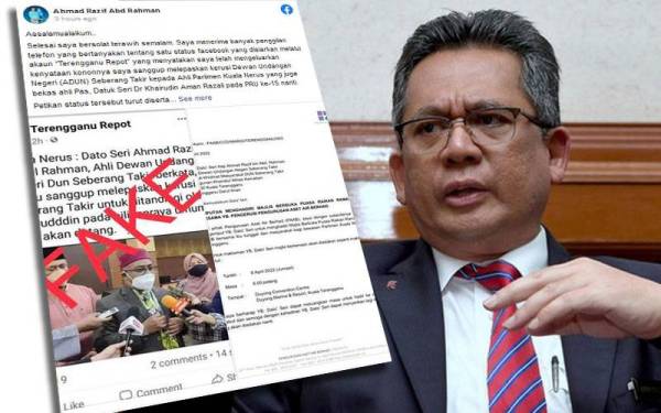 Ahmad Razif menafikan dakwaan kononnya beliau sanggup melepaskan kerusi disandangnya untuk ditandingi Mohd Khairuddin.