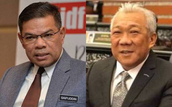 Saifuddin (kiri) dan Bung Moktar