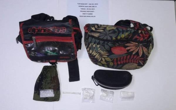 Antara dadah yang dirampas susulan penahanan suspek dalam dua kes berasingan di sekitar Keratong di sini pada Sabtu dan Ahad lalu.