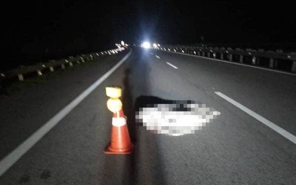 Mangsa disahkan maut di tempat kejadian. -Foto: ihsan pembaca