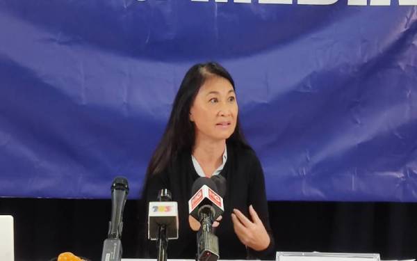 Sau Ming ketika sidang media di Harmony Hall Petaling Jaya, Seksyen 19 pada Rabu.