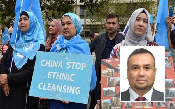 Malaysia perlu menyatakan pendirian jelas dalam mendepani isu penindasan umat Islam etnik Uighur di Xinjiang, China pada ketika ini. (Gambar kecil: Abdul Razak)