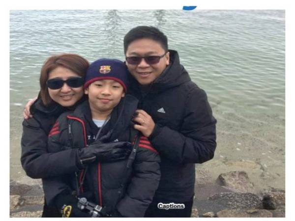 Teng Yen sekeluarga gemar melancong