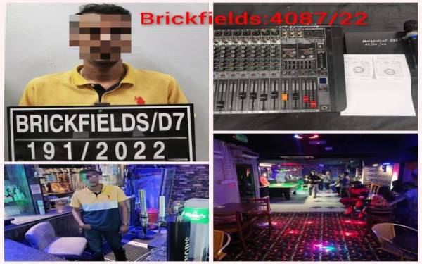 Seorang penjaga premis berusia 39 tahun ditahan dalam serbuan tersebut.