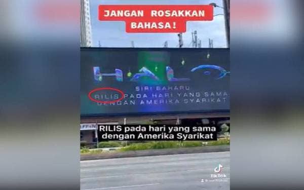 Tangkap layar video yang dimuat naik oleh Wan Ahmad Fayhsal di Facebook pada Ahad