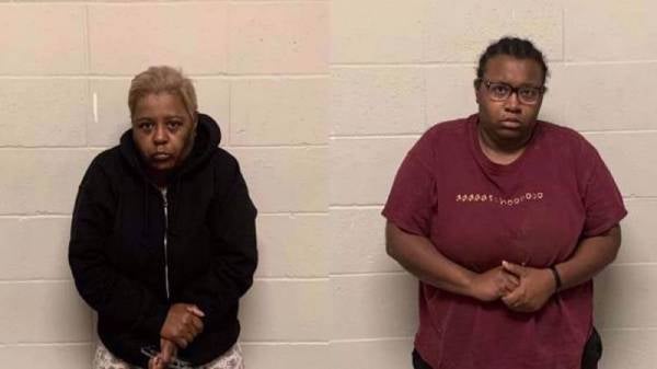 Roxanne (kiri) dan Kadjah berdepan tuduhan melakukan pembunuhan darjah pertama. - Foto Agensi