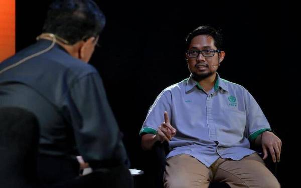 Muhammad Faisal Abdul Aziz dalam program Bersama Johan Jaaffar di Kompleks Karangkraf pada Rabu. - Foto Sinar Harian/Asril Aswandi Shukor