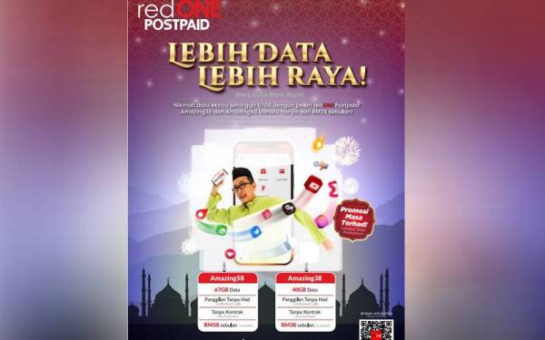 redONE lancarkan pelan pascabayar baharu serendah RM38.