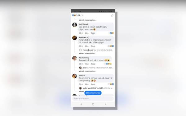 Tangkap layar Facebook