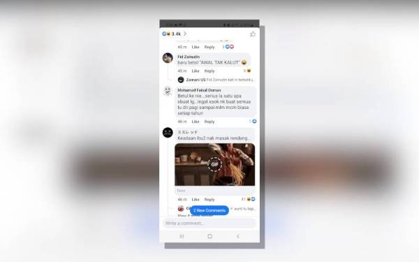 Tangkap layar Facebook