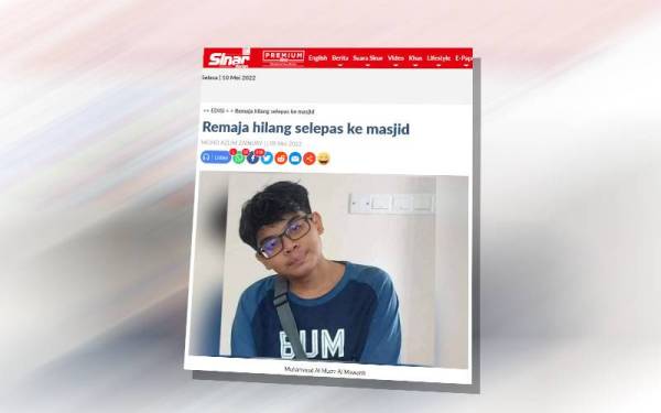 Laporan Sinar Harian.