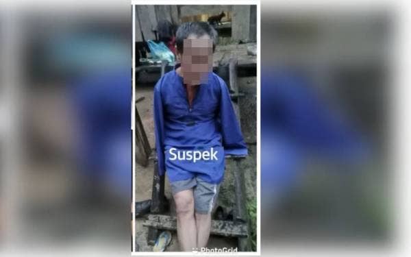 Suspek ditahan reman oleh pihak polis.
