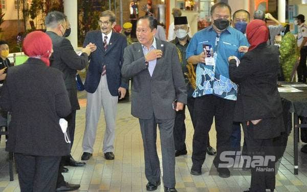 Setiausaha Agung UMNO, Datuk Seri Ahmad Maslan antara yang kelihatan hadir di MATIC.