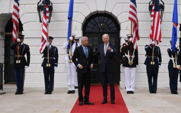 Kunjungan Perdana Menteri ke Rumah Putih bagi menghadiri majlis makan malam yang dihoskan Biden sempena Sidang Kemuncak Khas ASEAN-AS di Washington DC, AS.