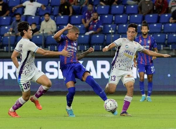 Bergson muncul watak penting ketika membantu JDT bangkit mengikat Sri Pahang dalam aksi Liga Super di Stadium Sultan Ibrahim pada Rabu. - Foto Bernama