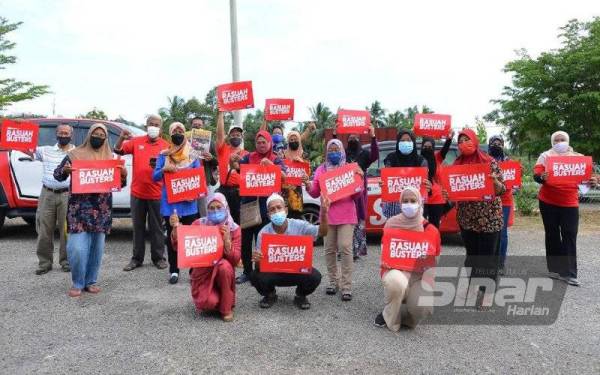 Konvoi jelajah #RasuahBusters yang dijalankan sebelum ini.