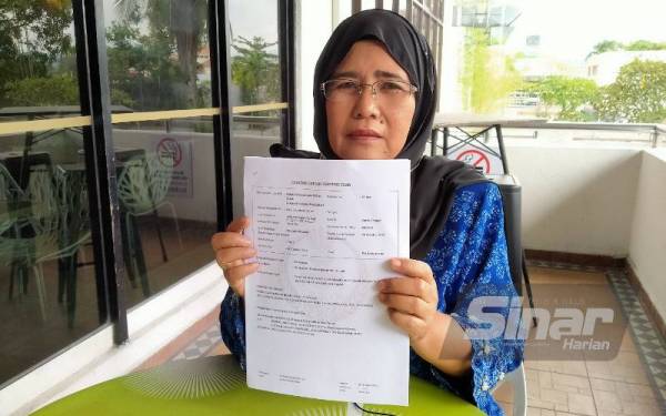 Hamidah menunjukkan dokumen carian persendirian terhadap tanah berkenaan yang tertera kaveat persendirian dibuatnya pada 26 April lalu ketika sidang akhbar di Hotel Impiana pada Rabu.