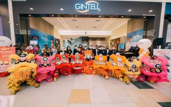 Kedai pameran Gintell ke-108 terletak di aras satu pusat beli-belah AEON Metro Prima Kuala Lumpur.